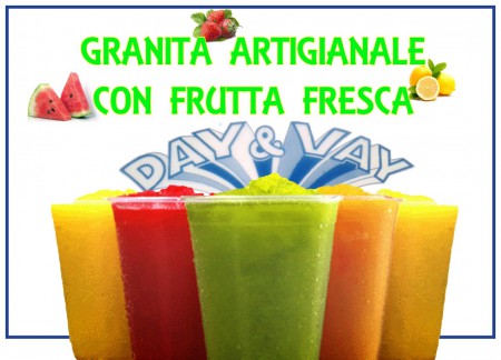 cartello granita gelateria